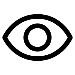 Eye Icon from Phosphor Regular Set