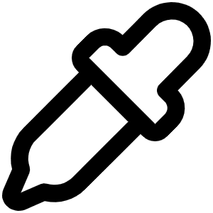 Eyedropper Icon from Phosphor Regular Set