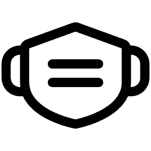 Face Mask Icon from Phosphor Regular Set