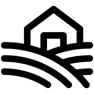 Farm Icon from Phosphor Regular Set