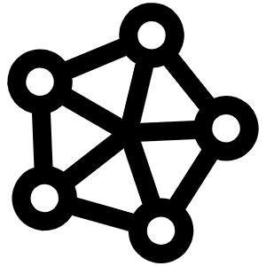 Fediverse Logo Icon from Phosphor Regular Set