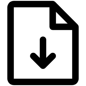 File Arrow Down Icon from Phosphor Regular Set