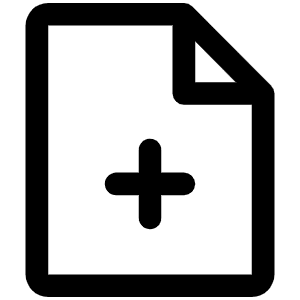 File Plus Icon from Phosphor Regular Set