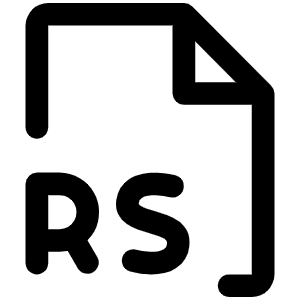 File Rs Icon from Phosphor Regular Set