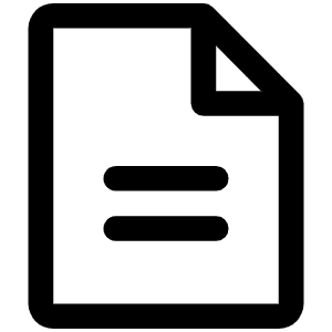 File Text Icon from Phosphor Regular Set