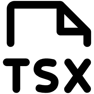 File Tsx Icon from Phosphor Regular Set
