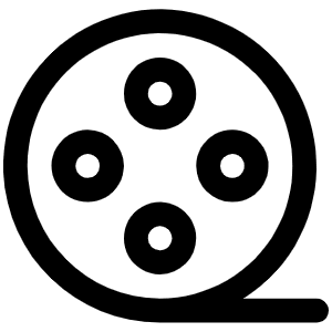 Film Reel Icon from Phosphor Regular Set