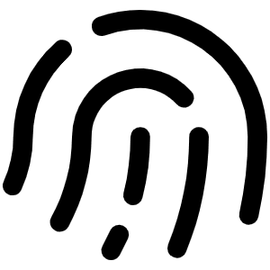 Fingerprint Simple Icon from Phosphor Regular Set
