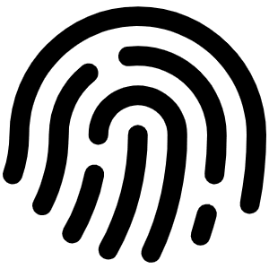 Fingerprint Icon from Phosphor Regular Set