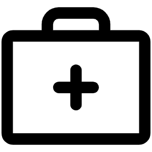 First Aid Kit Icon from Phosphor Regular Set