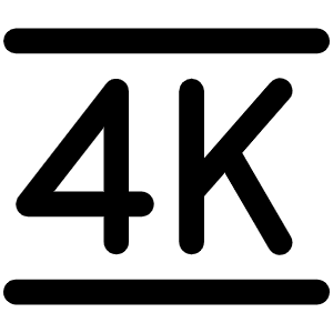 Four K Icon from Phosphor Regular Set