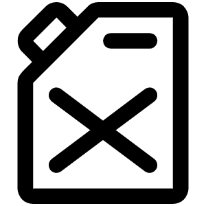 Gas Can Icon from Phosphor Regular Set