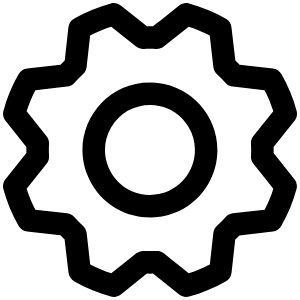 Gear Icon from Phosphor Regular Set