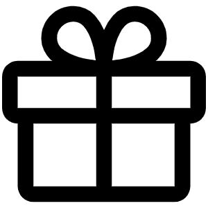 Gift Icon from Phosphor Regular Set