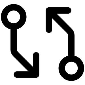 Git Diff Icon from Phosphor Regular Set