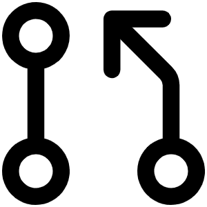 Git Pull Request Icon from Phosphor Regular Set