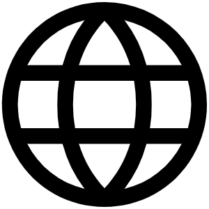 Globe Icon from Phosphor Regular Set