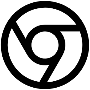 Google Chrome Logo Icon from Phosphor Regular Set