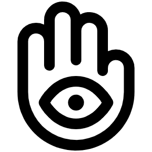 Hand Eye Icon from Phosphor Regular Set