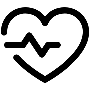 Heartbeat Icon from Phosphor Regular Set