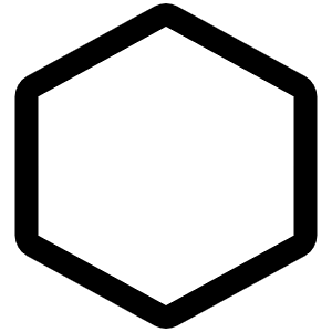 Hexagon Icon from Phosphor Regular Set