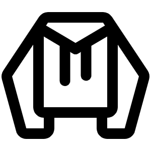 Hoodie Icon from Phosphor Regular Set