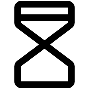 Hourglass High Icon from Phosphor Regular Set