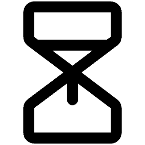 Hourglass Medium Icon from Phosphor Regular Set