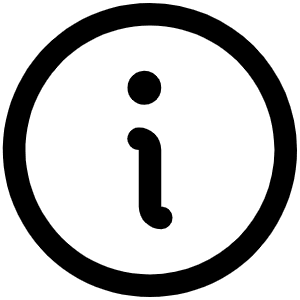 Info Icon from Phosphor Regular Set