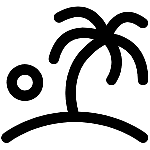 Island Icon from Phosphor Regular Set