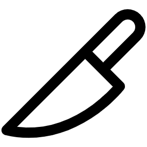 Knife Icon from Phosphor Regular Set