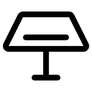 Lectern Icon from Phosphor Regular Set