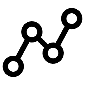 Line Segments Icon from Phosphor Regular Set