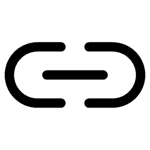Link Simple Horizontal Icon from Phosphor Regular Set