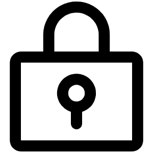 Lock Key Icon from Phosphor Regular Set