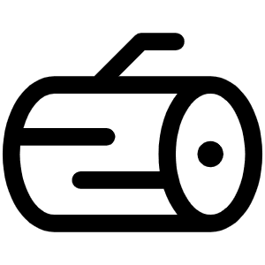 Log Icon from Phosphor Regular Set