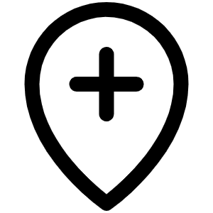 Map Pin Plus Icon from Phosphor Regular Set