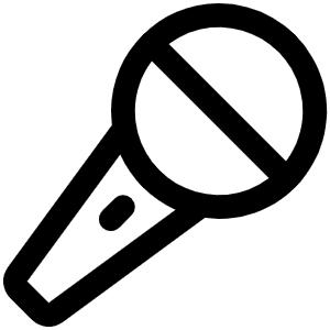 Microphone Stage Icon from Phosphor Regular Set