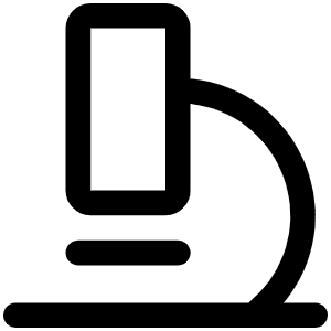 Microscope Icon from Phosphor Regular Set