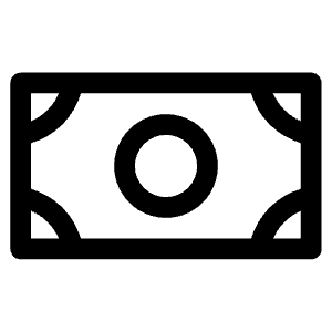 Money Icon from Phosphor Regular Set