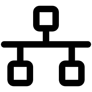 Network Icon from Phosphor Regular Set