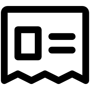 Newspaper Clipping Icon from Phosphor Regular Set