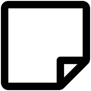 Note Blank Icon from Phosphor Regular Set