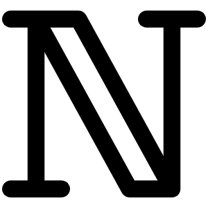 Notion Logo Icon from Phosphor Regular Set