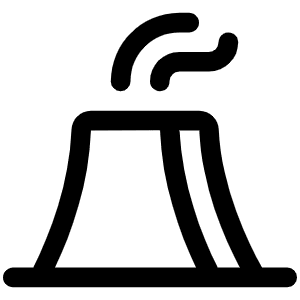 Nuclear Plant Icon from Phosphor Regular Set