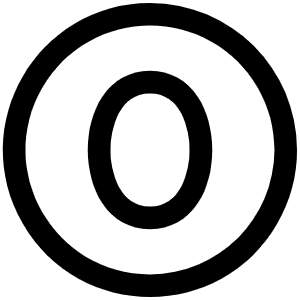 Number Circle Zero Icon from Phosphor Regular Set