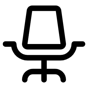 Office Chair Icon from Phosphor Regular Set