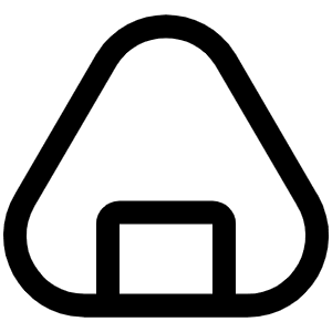 Onigiri Icon from Phosphor Regular Set