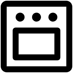 Oven Icon from Phosphor Regular Set