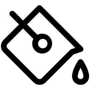 Paint Bucket Icon from Phosphor Regular Set